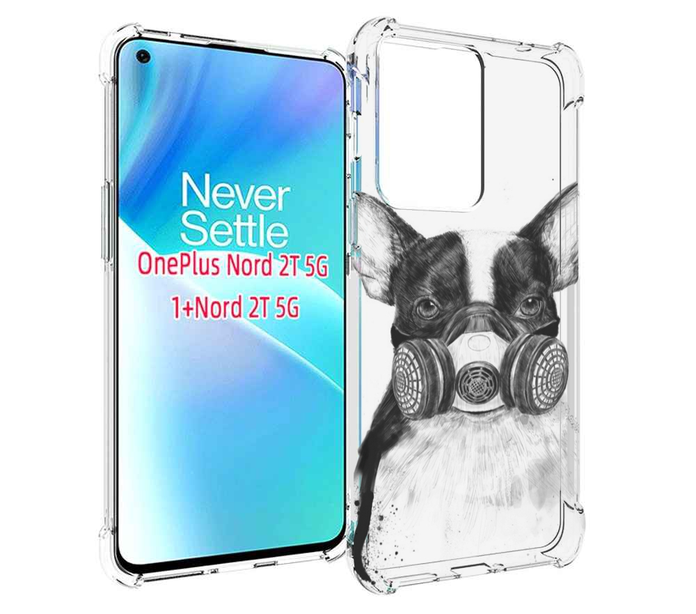 

Чехол MyPads Французский бульдог для OnePlus Nord 2T, Прозрачный, Tocco