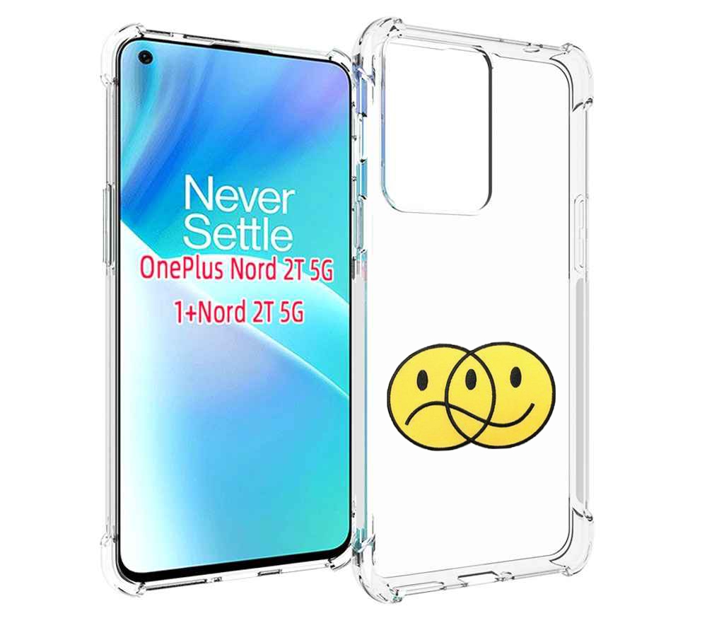 

Чехол MyPads Хиппи для OnePlus Nord 2T, Прозрачный, Tocco