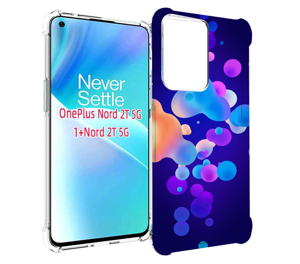 Чехол MyPads абстрактные-пузырьки для OnePlus Nord 2T