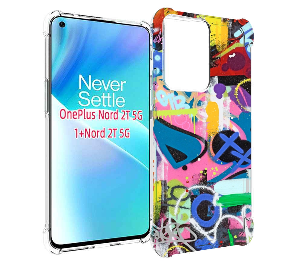 

Чехол MyPads абстракция-графити для OnePlus Nord 2T, Прозрачный, Tocco