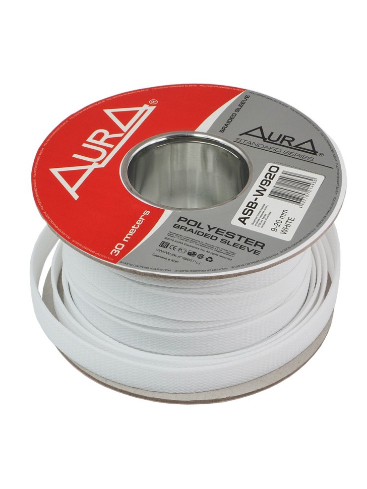 

Труба для кабеля AURA AuRa ASB-920 белая (9 мм, 1 м), Белый