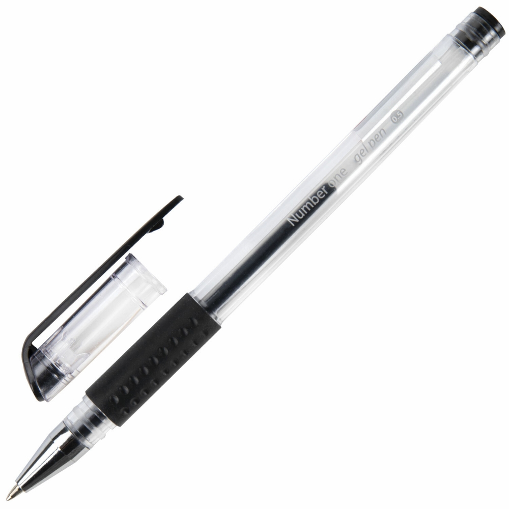 

Набор из 12 шт, Ручка гелевая с грипом Brauberg Number One (141194)