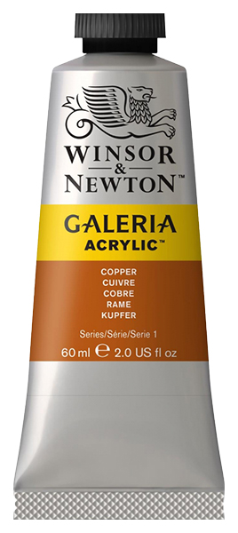 фото Краска акриловая winsor&newton galeria 60 мл медный