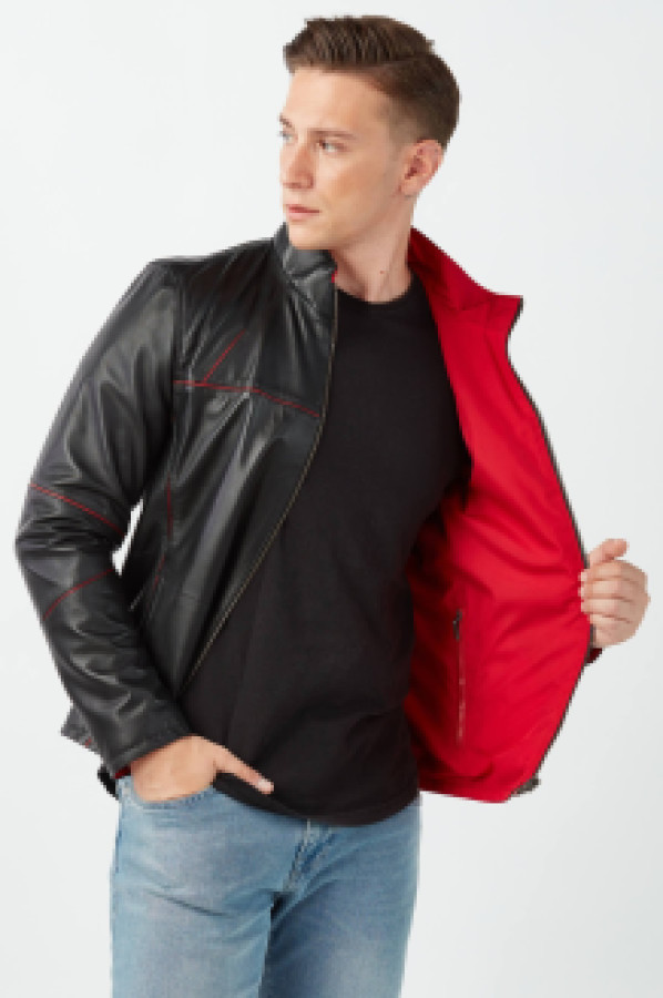 

Кожаная куртка мужская Deriza DE-EN264 черная 2XL (доставка из-за рубежа), Черный, DE-EN264