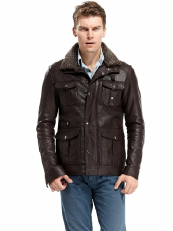 

Куртка мужская Hodore H35-1403 коричневая 2XL (доставка из-за рубежа), Коричневый, H35-1403