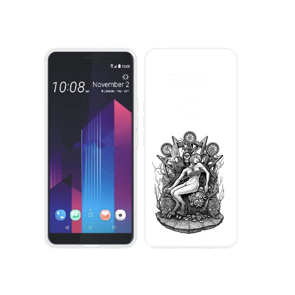 

Чехол MyPads Tocco для HTC U11 EYEs девушка на троне, Прозрачный, Tocco