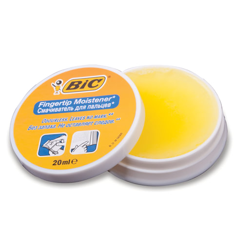 

Гель для увлажнения пальцев BIC (Франция) Fingertip, 20 г, без запаха, 897178, 3 шт, Желтый
