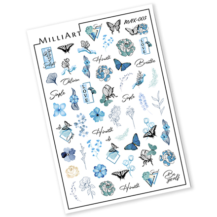 

Набор Anna Tkacheva Cлайдер-дизайн MAX-03 Цветы. Веточки. Бабочки, 3 шт., Разноцветный