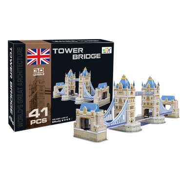 

Модель для сборки 3D Тауэрский мост 41 деталь
