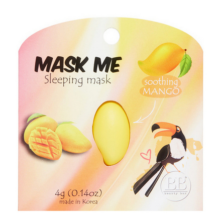 

Набор, Beauty Bar, Ночная маска для лица Mask Me, манго, 4 г, 2 шт.