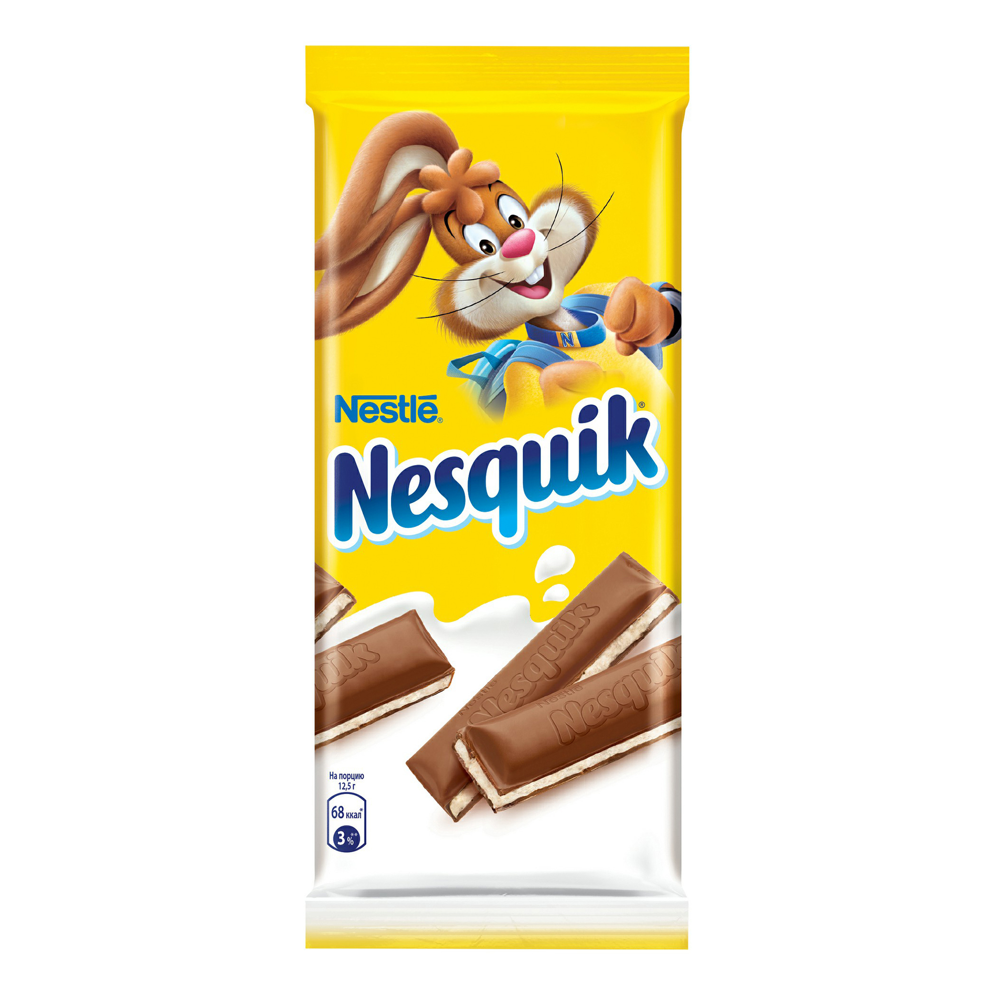 

Шоколад Nesquik молочный с молочной начинкой и кальцием 90 г