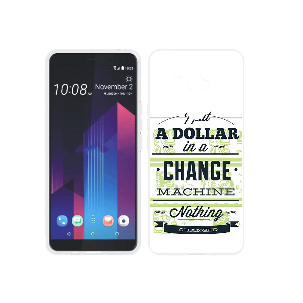 

Чехол MyPads Tocco для HTC U11 EYEs доллар надпись, Прозрачный, Tocco
