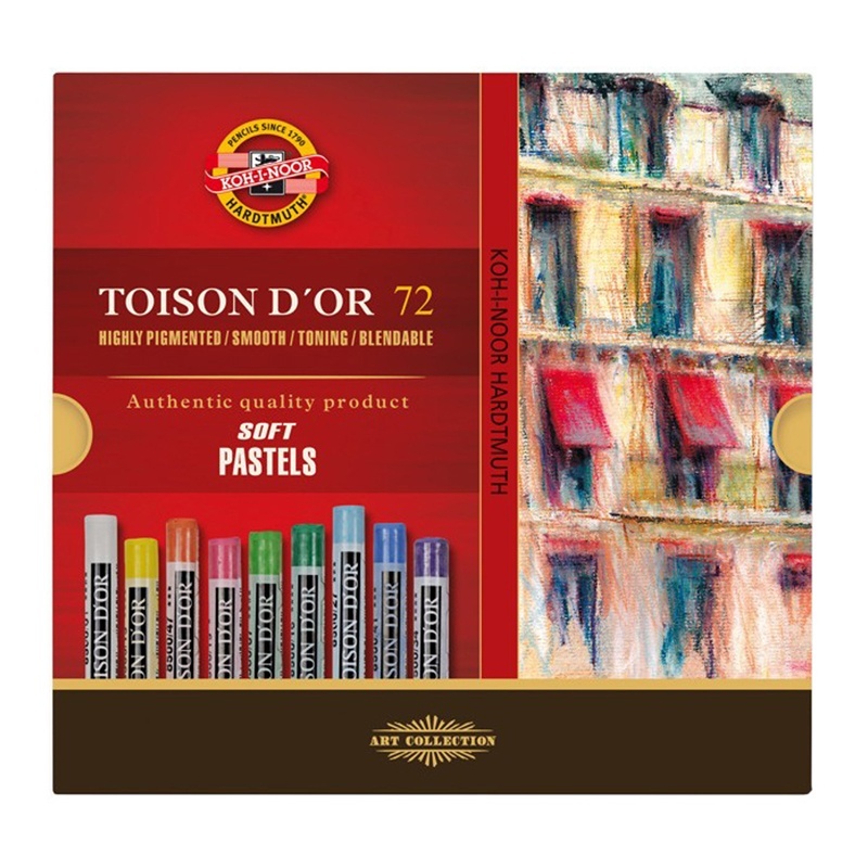 

KOH-I-NOOR Toison D or Soft 8517, 72 цвета, Бежевый;белый;голубой;желтый;зеленый;коричневый;красный;оранжевый;розовый;серый;синий;фиолетовый;черный