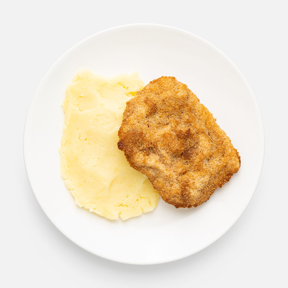 

Шницель куриный Itle Kitchen с картофельным пюре 225 г
