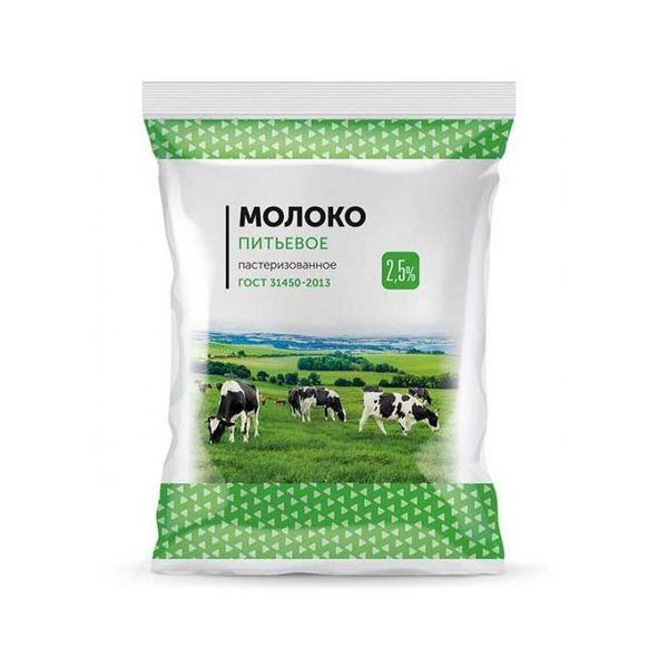 

Молоко 2,5% пастеризованное 900 мл Согратль БЗМЖ