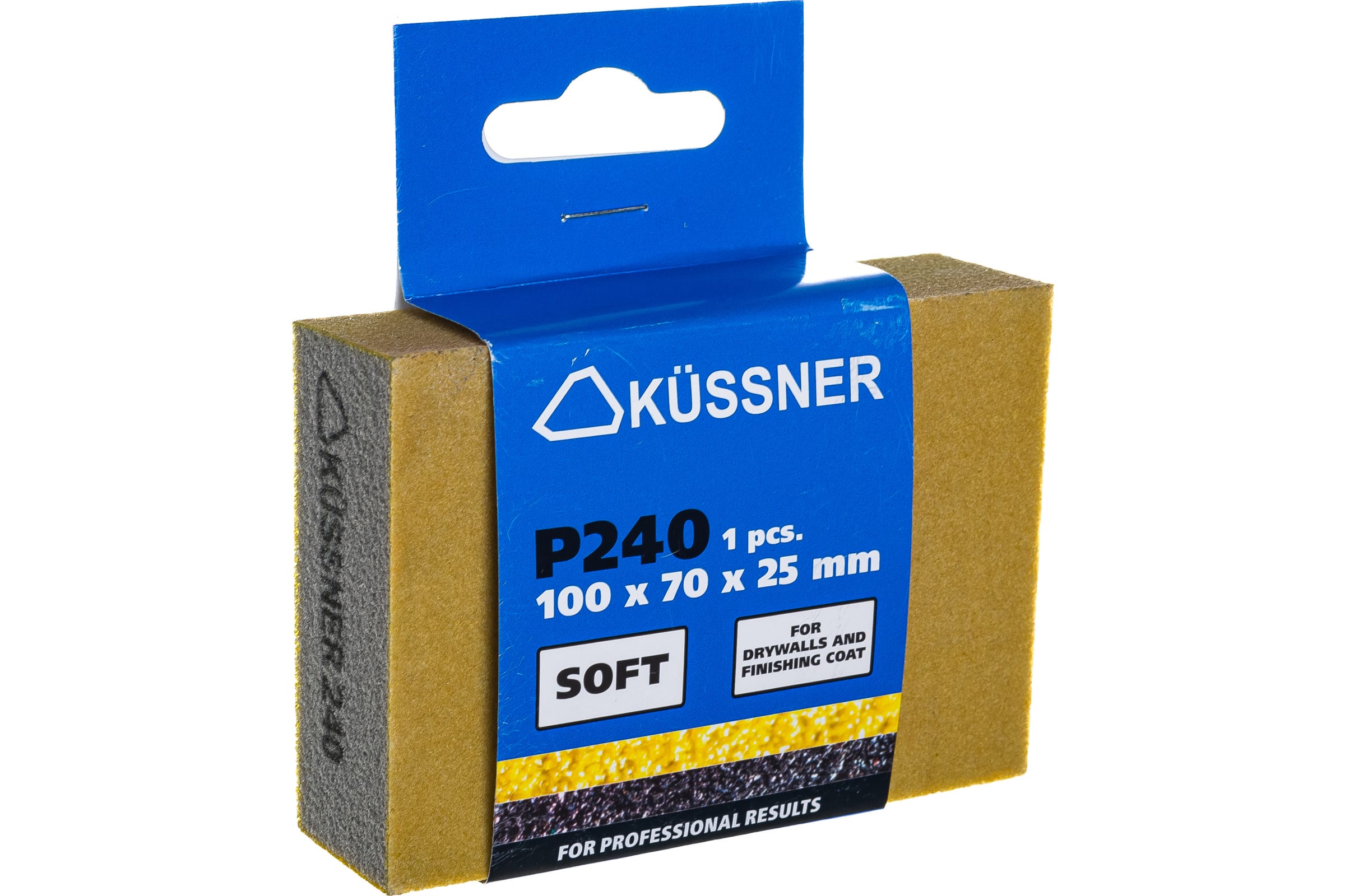 

KUSSNER Брусок шлифовальный Р240 Soft, 100x70x25 мм 1000-230240