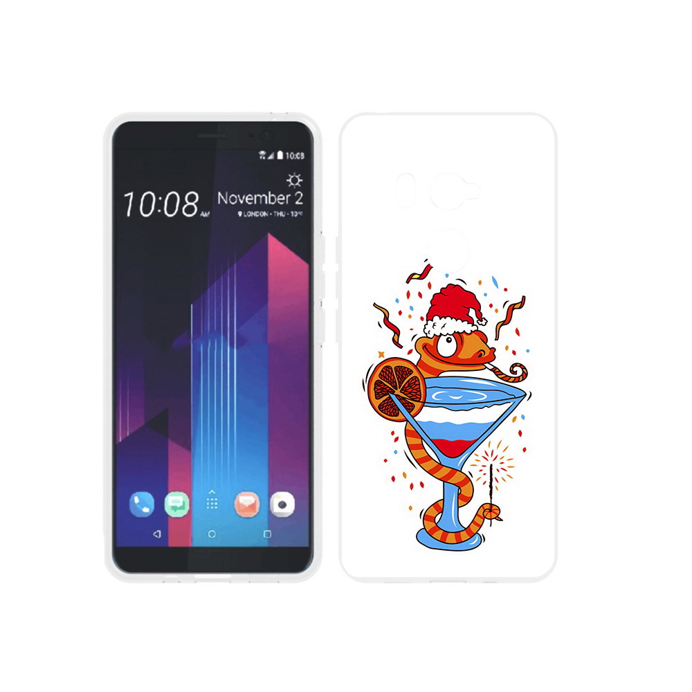 

Чехол MyPads Tocco для HTC U11 EYEs змейка, Прозрачный, Tocco