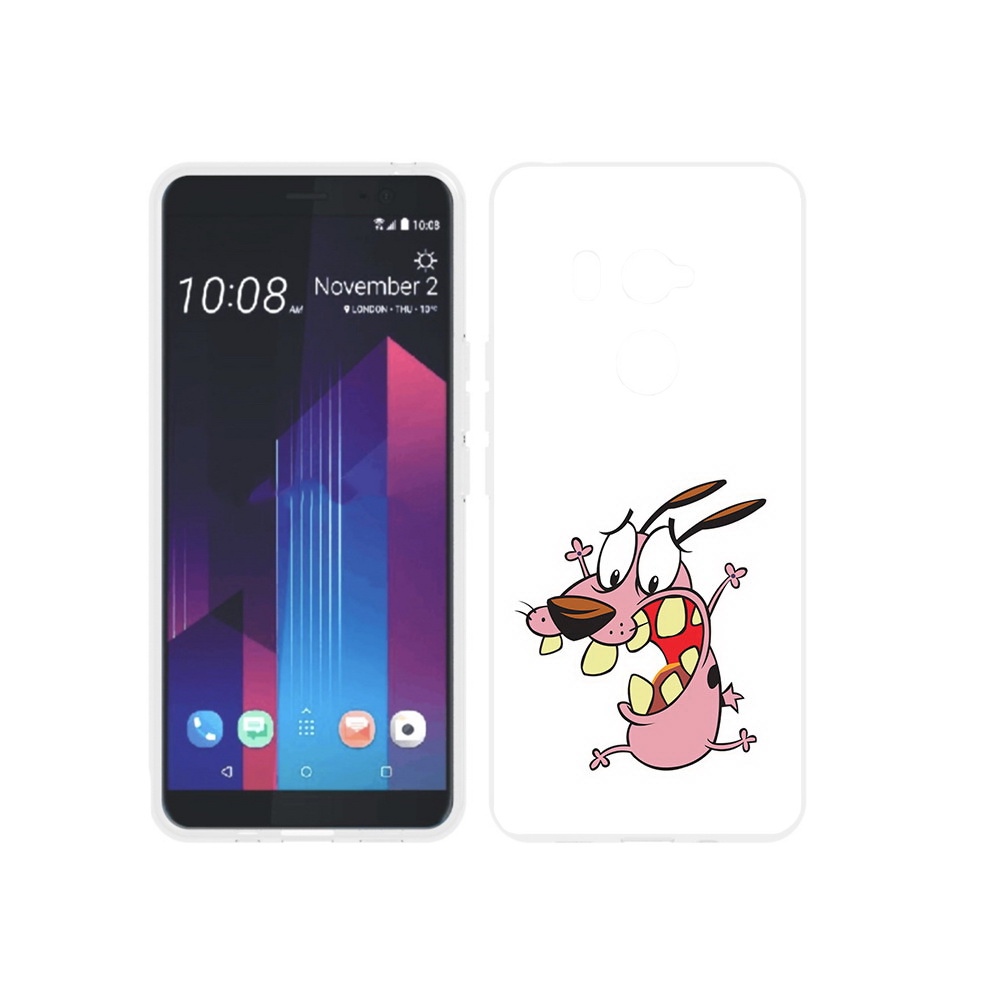 

Чехол MyPads Tocco для HTC U11 EYEs зубастый бобик, Прозрачный, Tocco