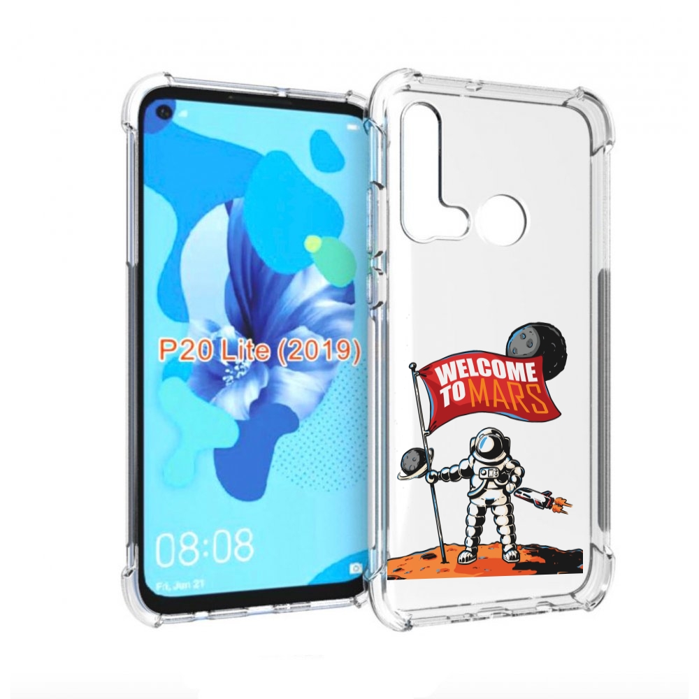 

Чехол бампер MyPads Вэлком-Марс для Huawei P20 Lite (2019), Прозрачный, Tocco