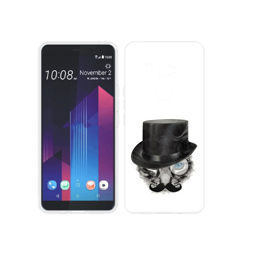 

Чехол MyPads Tocco для HTC U11 EYEs интелегентный кот, Прозрачный, Tocco