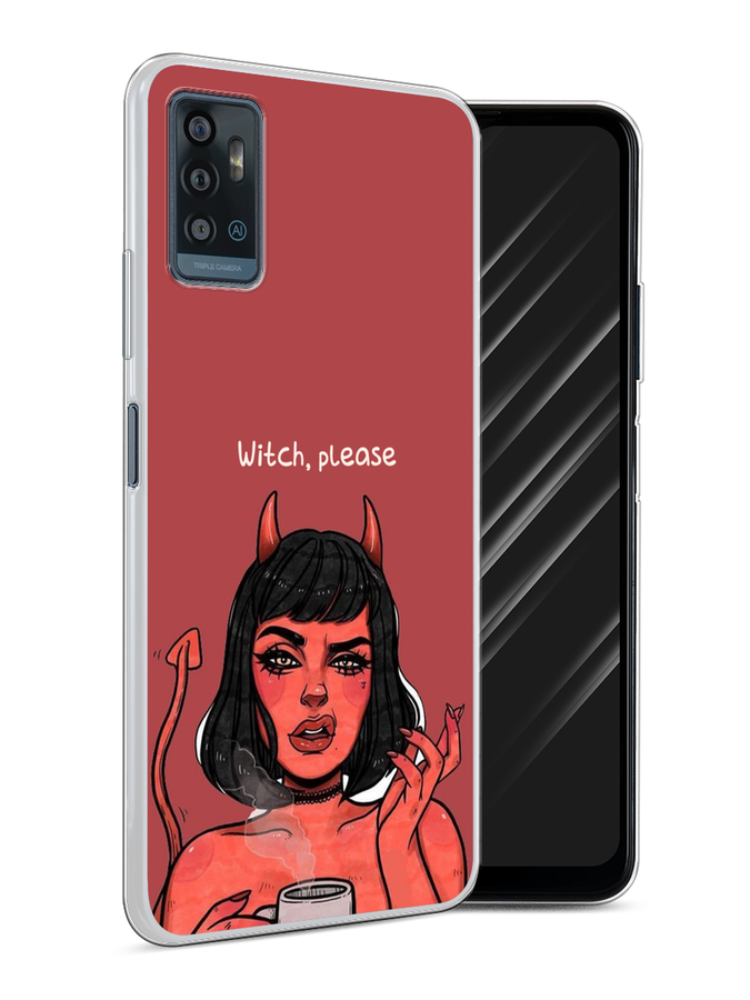 

Чехол Awog на ZTE Blade A71 / ЗТЕ Блэйд A71 "Evil Girl", Разноцветный, 134450-6