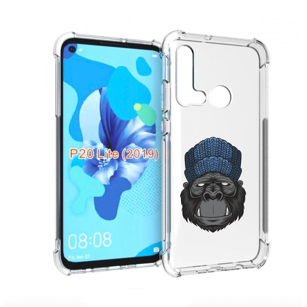 

Чехол бампер MyPads Горила для Huawei P20 Lite (2019), Прозрачный, Tocco