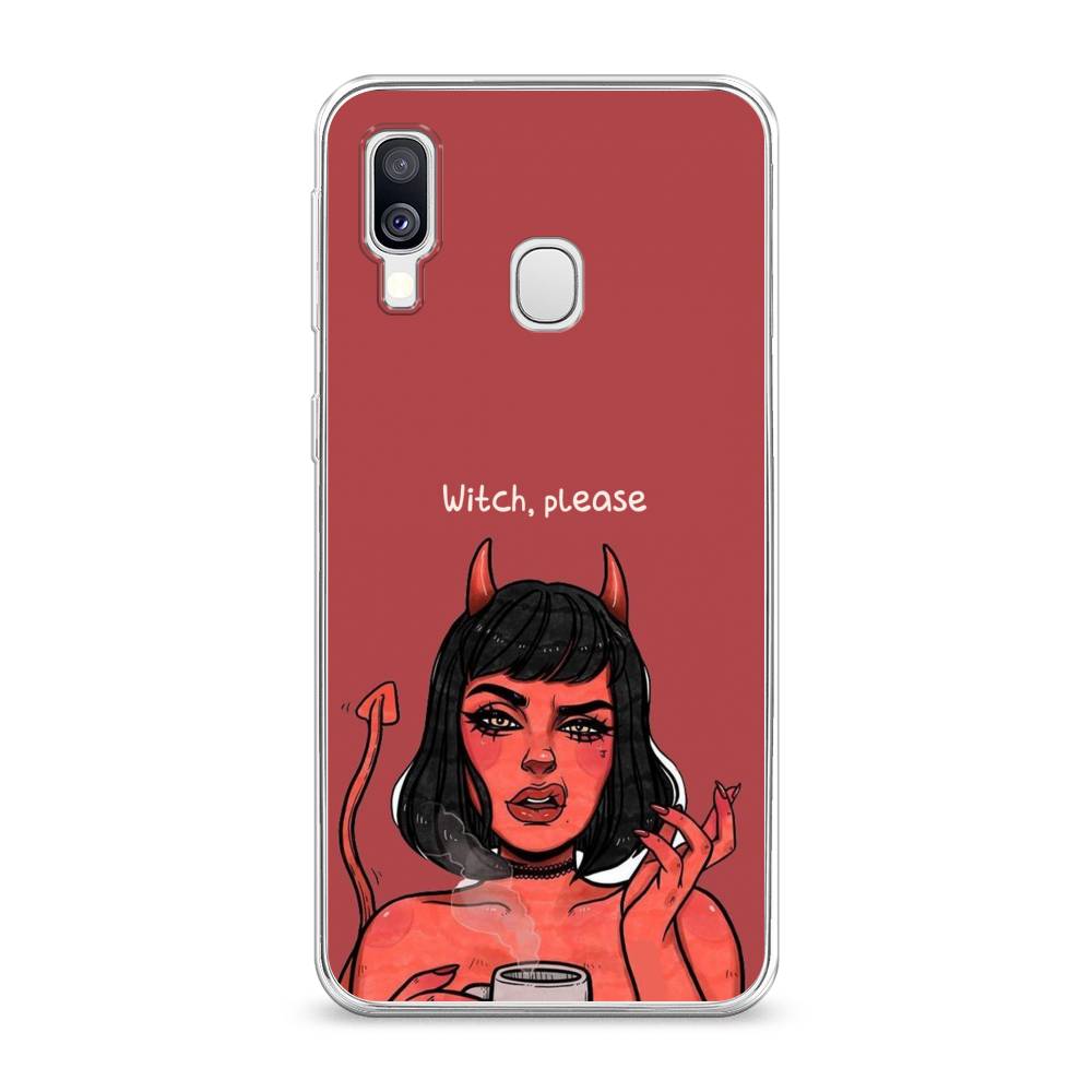

Чехол Awog на Samsung Galaxy A40 "Evil Girl", Разноцветный, 28050-6