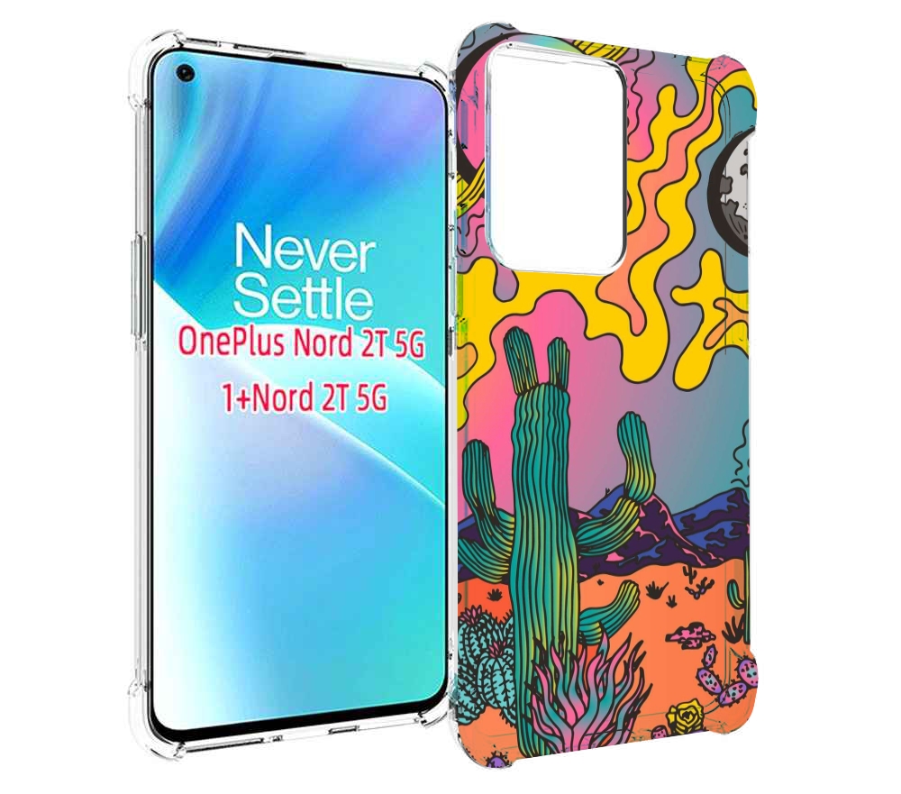 

Чехол MyPads акварельные рисунки для OnePlus Nord 2T, Прозрачный, Tocco