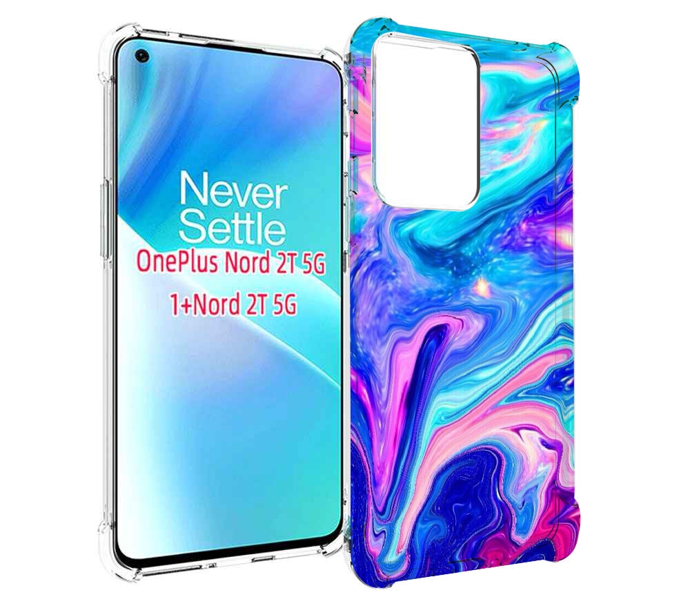 

Чехол MyPads акварельные-краски для OnePlus Nord 2T, Прозрачный, Tocco