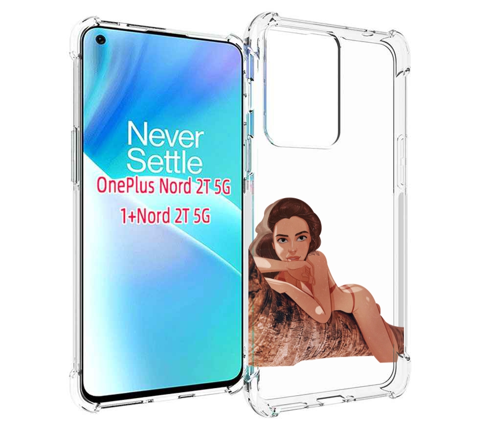

Чехол MyPads амазонка-на-дереве для OnePlus Nord 2T, Прозрачный, Tocco