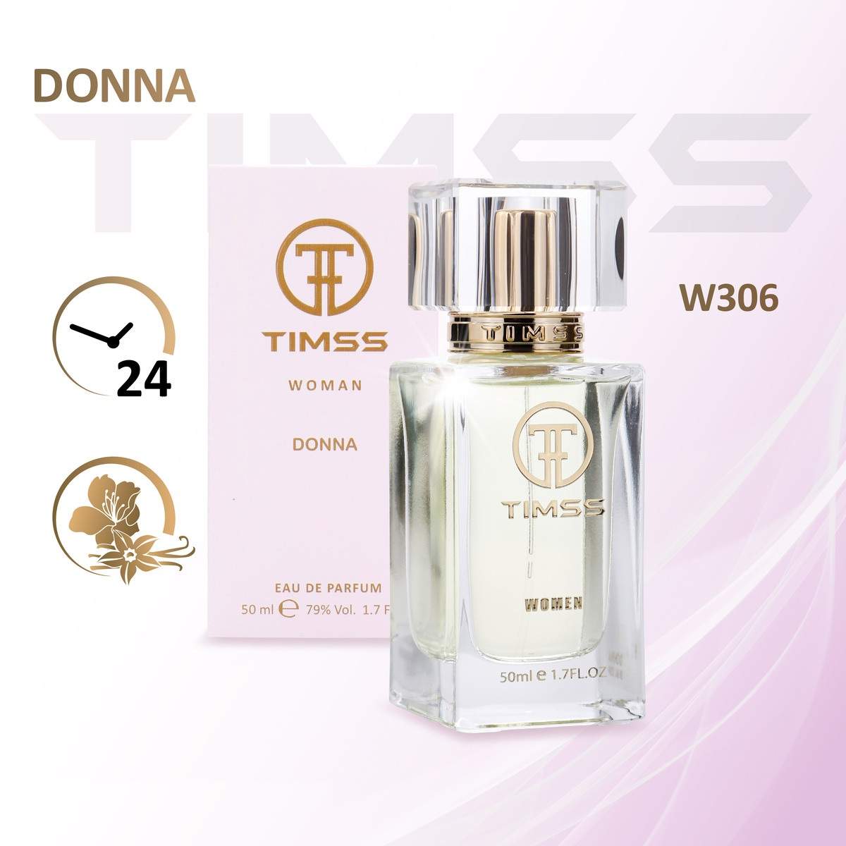 Духи женские TIMSS DONNA по мотивам Donna Trussardi (Trussardi) 50 мл