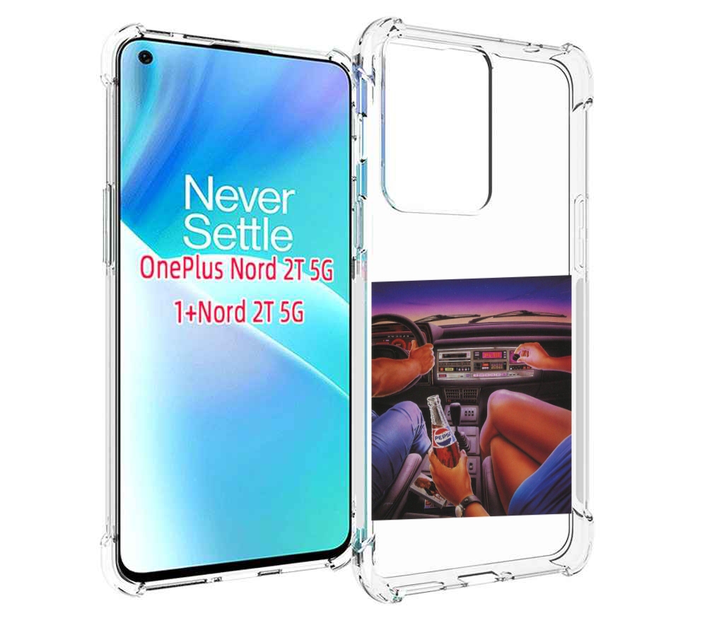 

Чехол MyPads американская машина салон для OnePlus Nord 2T, Прозрачный, Tocco