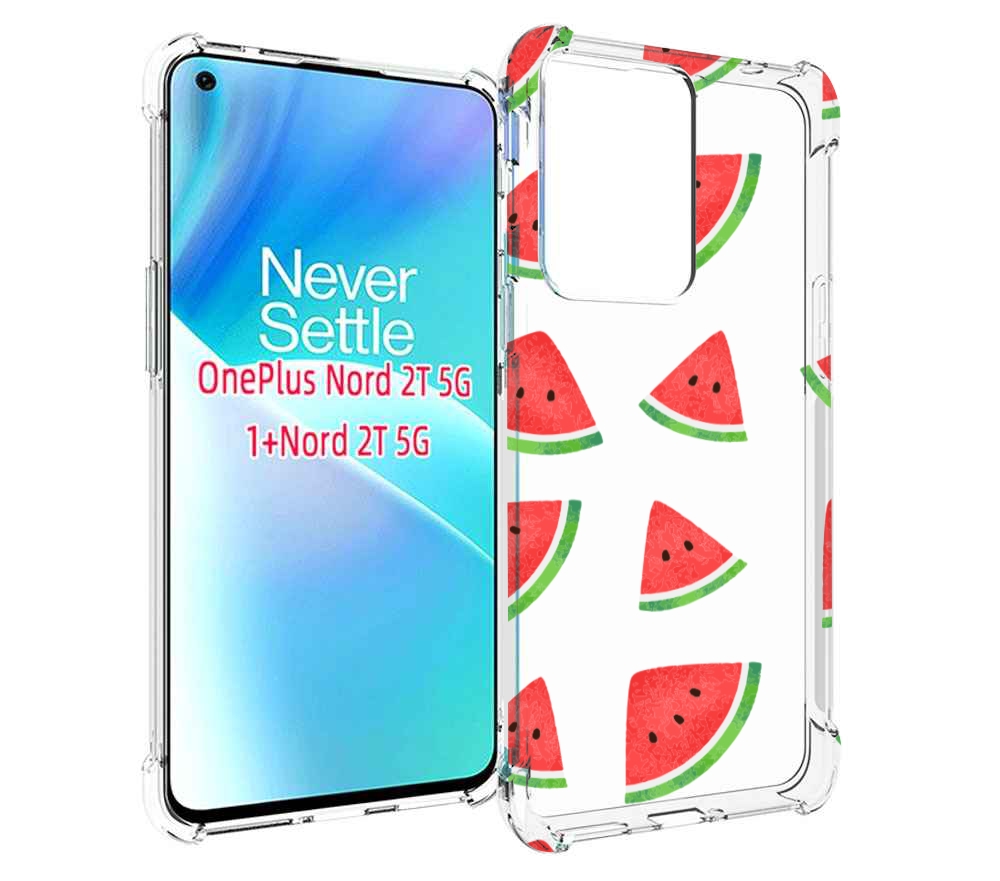 

Чехол MyPads арбузики для OnePlus Nord 2T, Прозрачный, Tocco