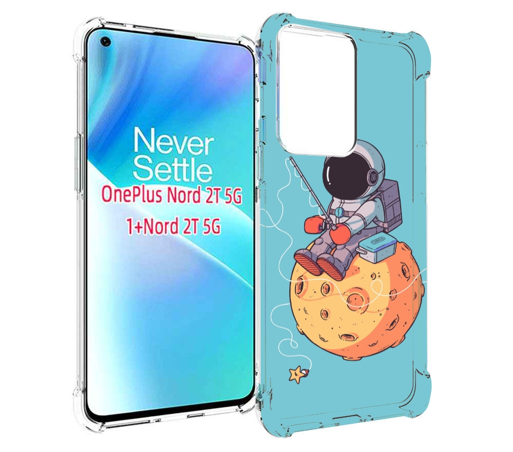 

Чехол MyPads астронавт ловит звезду для OnePlus Nord 2T, Прозрачный, Tocco