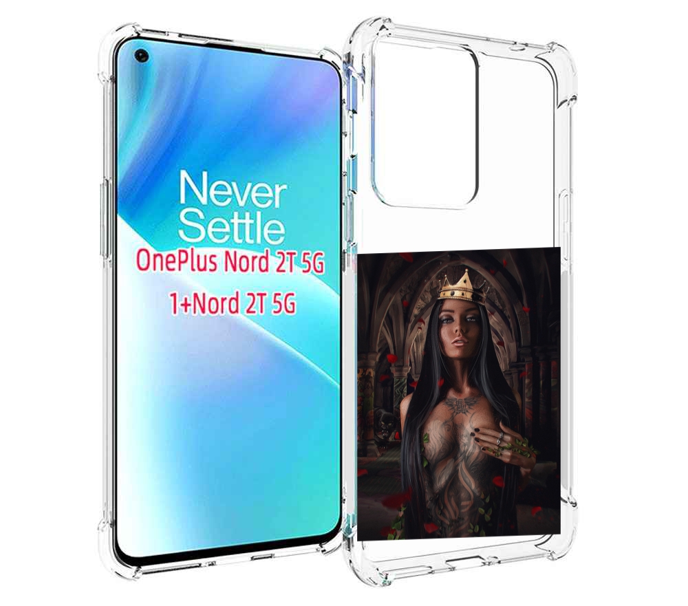 

Чехол MyPads багровый-пик для OnePlus Nord 2T, Прозрачный, Tocco