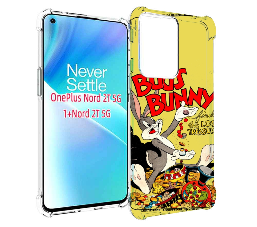 

Чехол MyPads бакс-банни-и-еда для OnePlus Nord 2T, Прозрачный, Tocco