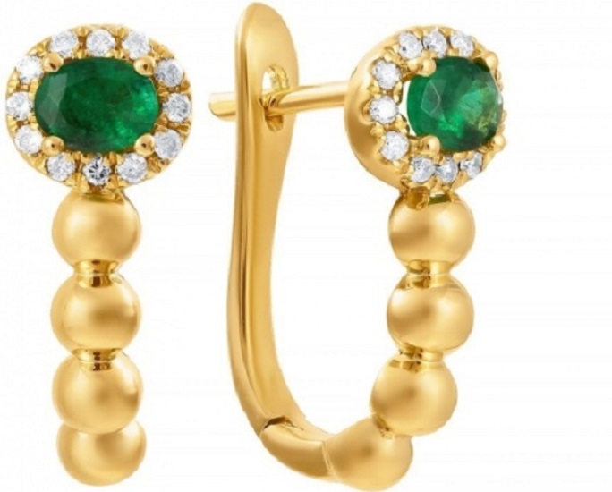 

Серьги из желтого золота Джей Ви ME36521-WD-EM-YG_SR_EM_YG, изумруд/бриллиант, ME36521-WD-EM-YG_SR_EM_YG