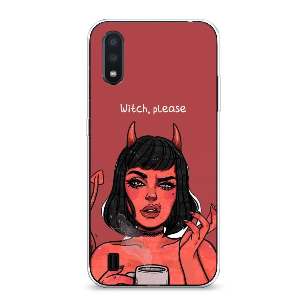 

Чехол Awog на Samsung Galaxy A01 "Evil Girl", Разноцветный, 29550-6