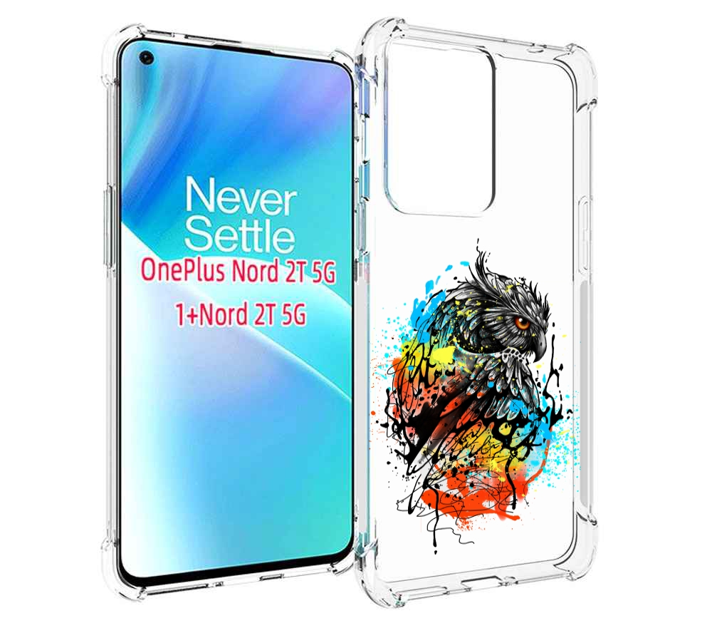 

Чехол MyPads Творческая сова для OnePlus Nord 2T, Прозрачный, Tocco