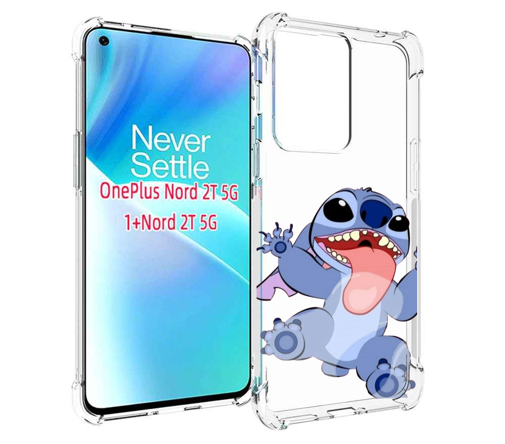 

Чехол MyPads большой-стич для OnePlus Nord 2T, Прозрачный, Tocco