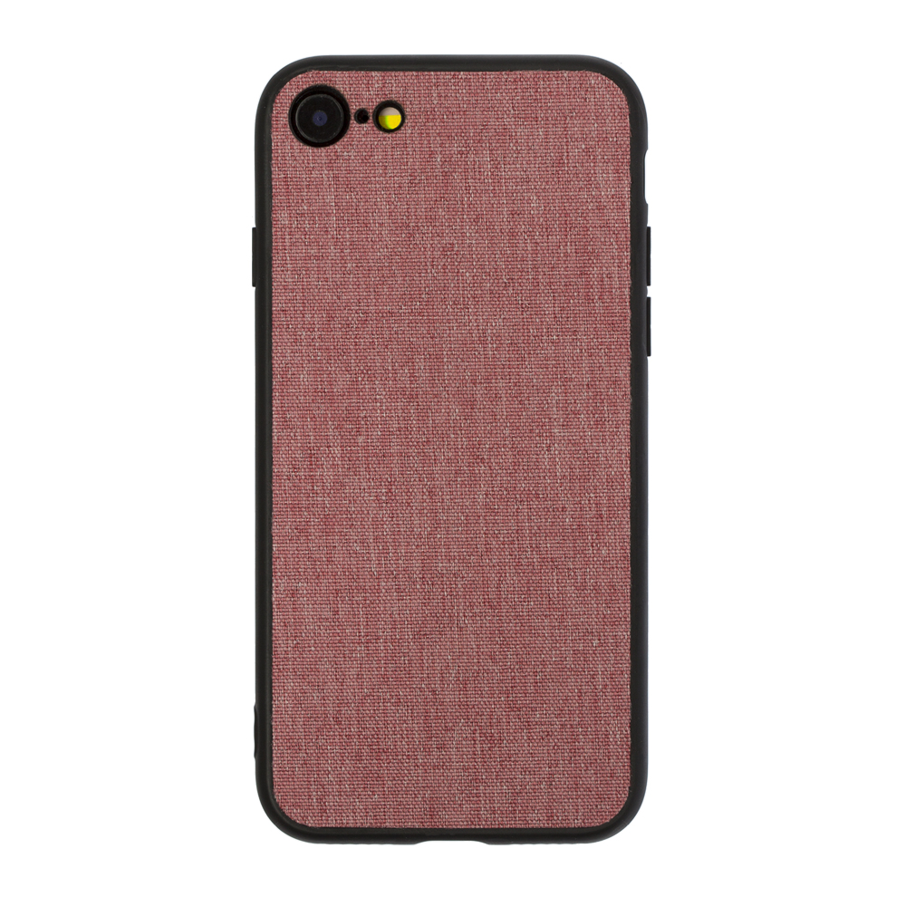 

Чехол для Apple iPhone SE (2020)/7/8, розовый, Textile, Deppa 900118, 900118