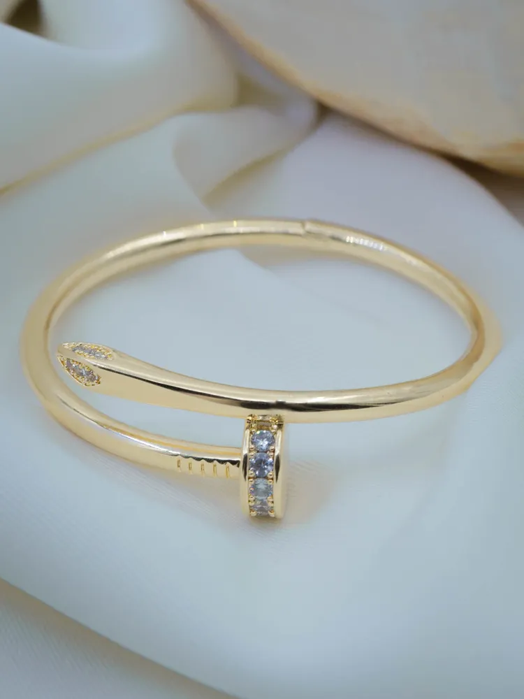 

Браслет из бижутерного сплава р.19 Jewelry Bracelet Brslt1, фианит, brslt1