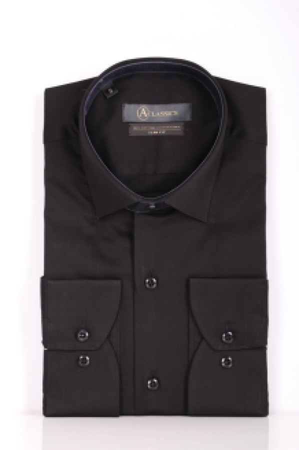 

Рубашка мужская A Classics 1322 черная 2XL (доставка из-за рубежа), Черный, 1322