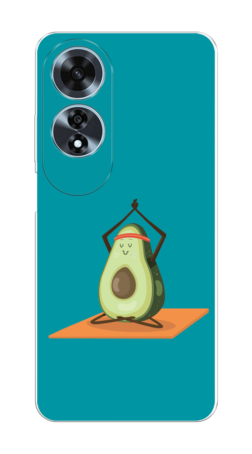 

Чехол на Oppo A60 "Расслабься с авокадо", Бирюзовый, 2516950-1