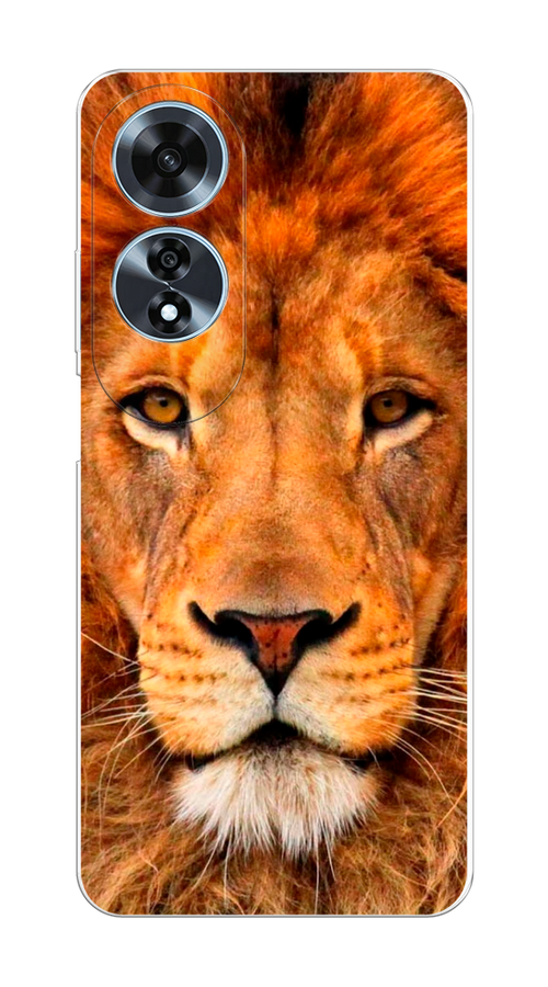 

Чехол на Oppo A60 "Благородный лев", Оранжевый, 2516950-1