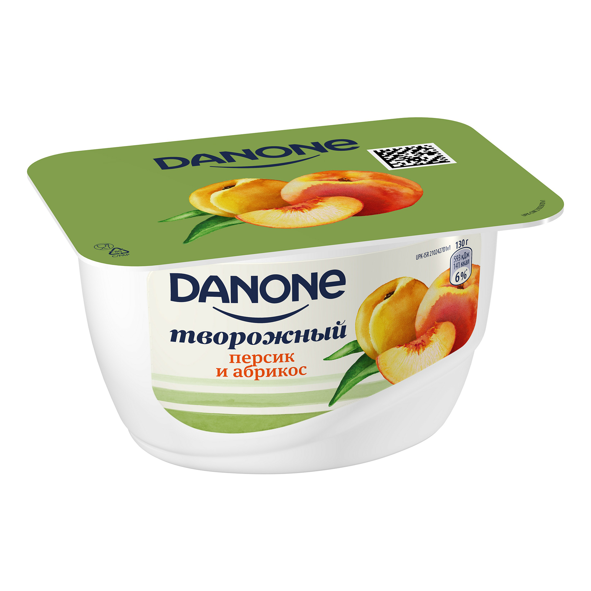 

Творожок Danone персик-абрикос 3,60% БЗМЖ 130 г