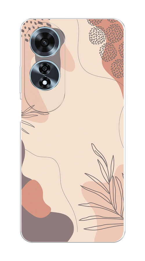 

Чехол на Oppo A60 "Нюдовые тона", Коричневый;серый, 2516950-1