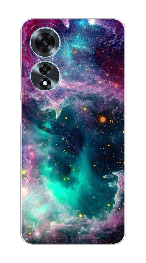 

Чехол на Oppo A60 "Звездные облака", Розовый;бежевый, 2516950-1