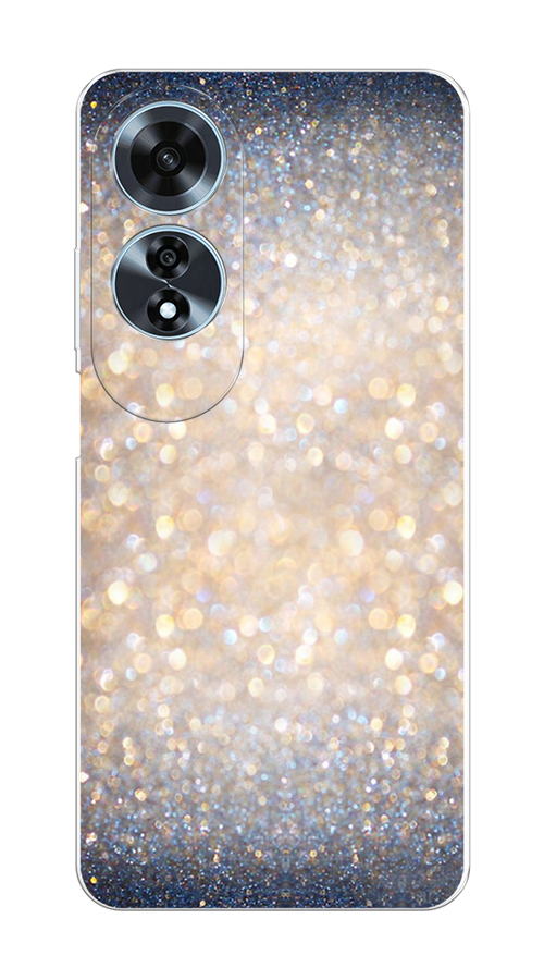 

Чехол на Oppo A60 "Мерцание рисунок", Желтый;серый, 2516950-1