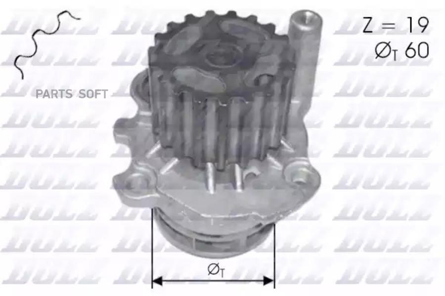 

Насос водяной vw polo 1.9tdi 03-10 a-196